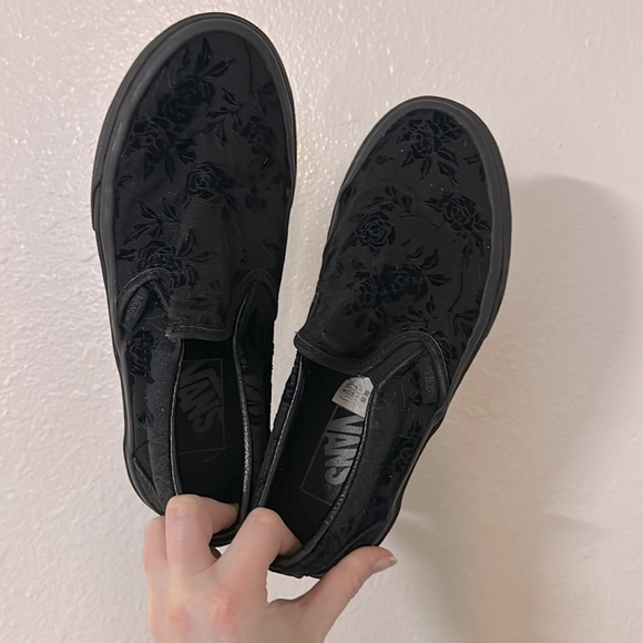 Flocked Rose Vans - Picture 4 of 4